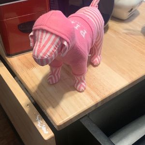 Pink dog plush